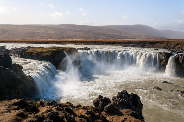 Island, Goðafoss, Wasserfall