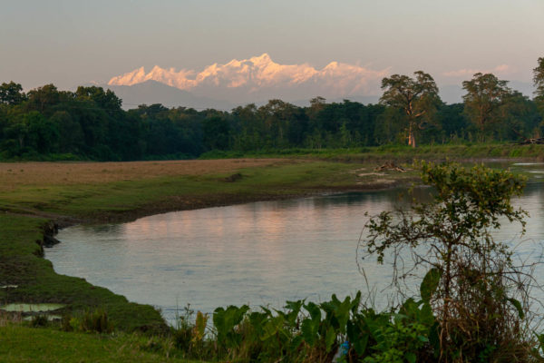 Chitwan Nationalpark, Abend, Annapurna