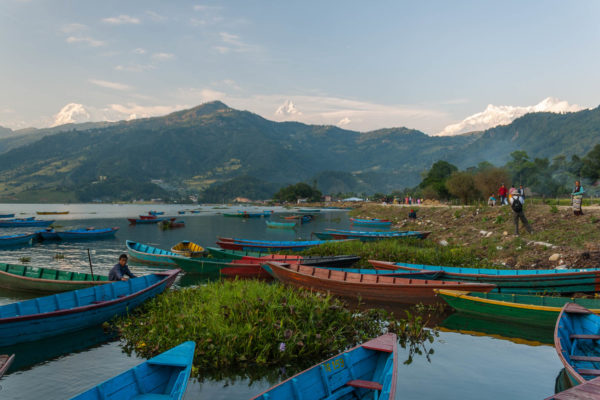Pokhara, Nepal, Phewa-Lake, Boote