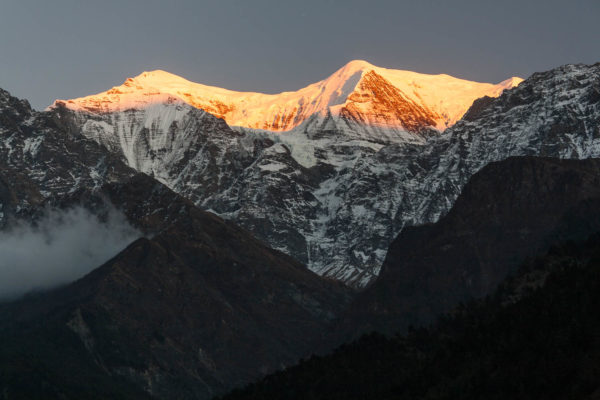 Sonnenuntergang, Annapurna, Nepal, Himalaya