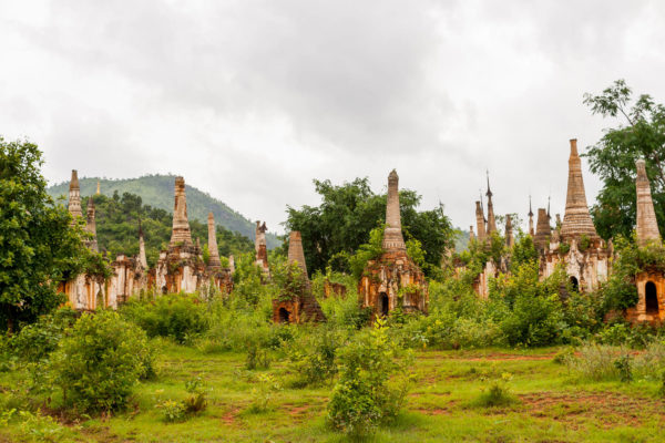 Inn Thein, Stupa, Inle See, Myanmar