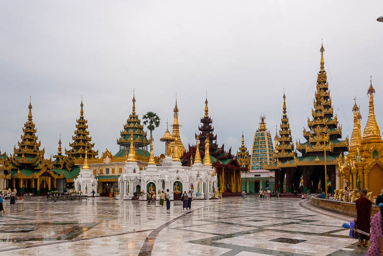 Shwedagon Pagode, Yangon, Myanmar