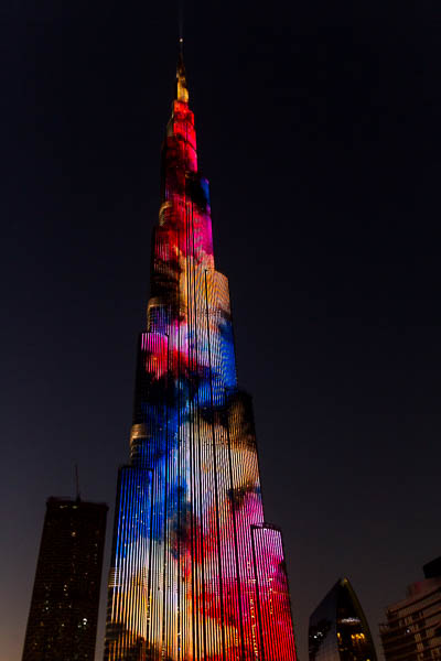 Burj Khalifa Lichtshow