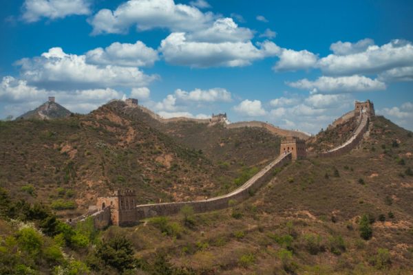 Luminar 4 Chinesische Mauer mit falschem Himmel