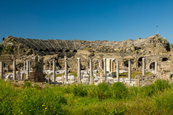 Side, Amphitheater, Türkei
