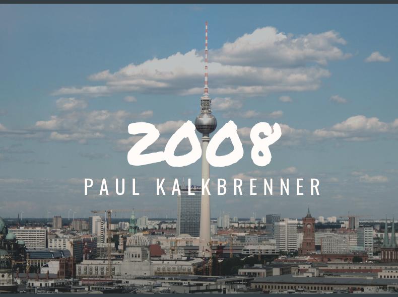 Paul Kalkbrenner, Blog Challenge
