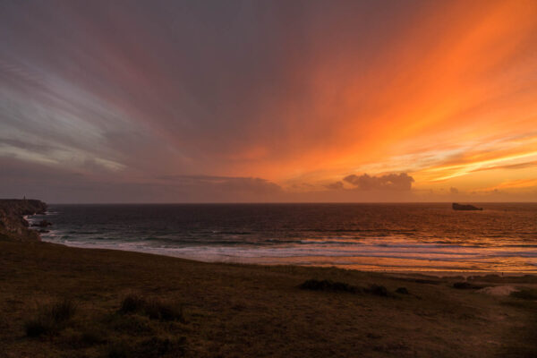 Sonnenuntergang bei Caramet sur Mer