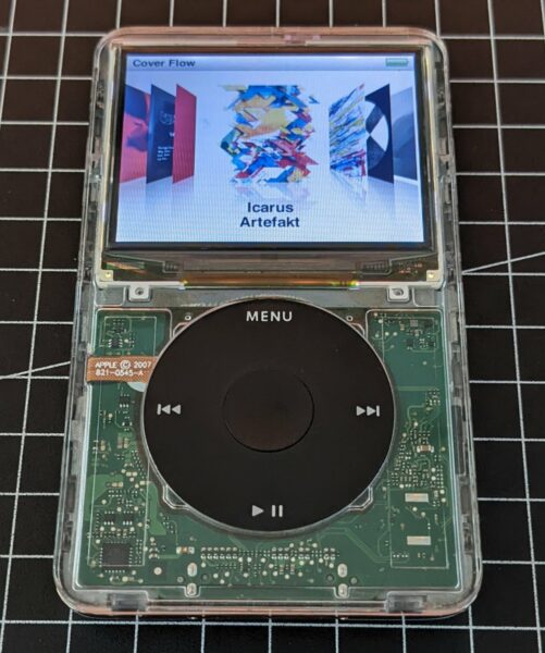 iPod classic mit transparenter Front