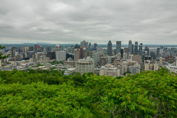 Blick vom Mont Royal auf Montreal