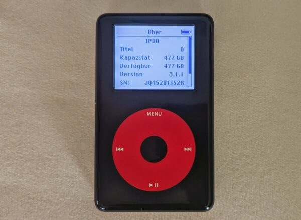 iPod U2 Edition mit 470GB Speicherplatz