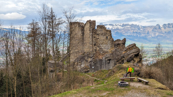 Ruine Wildschloss in Liechtenstein