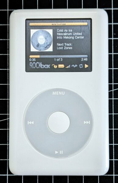 iPod 4 Photo mit installiertem Rockbox