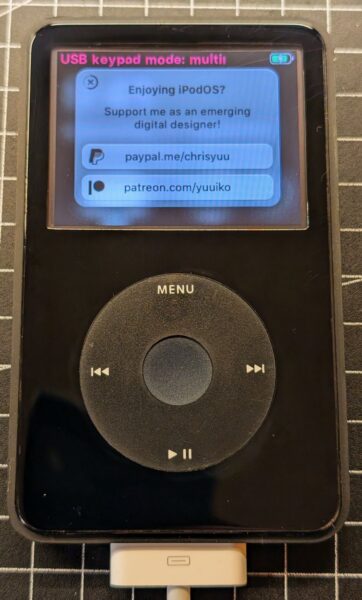 FreshOS zeigt beim Laden Werbung an